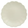 thumbnail image 5 of Gibson Elite Malibu Shore 16-Piece Stoneware Dinnerware Set, Cream White Reactive Glaze Scallop Plates and Bowls, Set for 4, 5 of 12