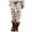 Beige, variant on Halloween Leggings for Women Pumpkin Witch Ghost Horror Printed Tights Pants Outfit (Black, XL)