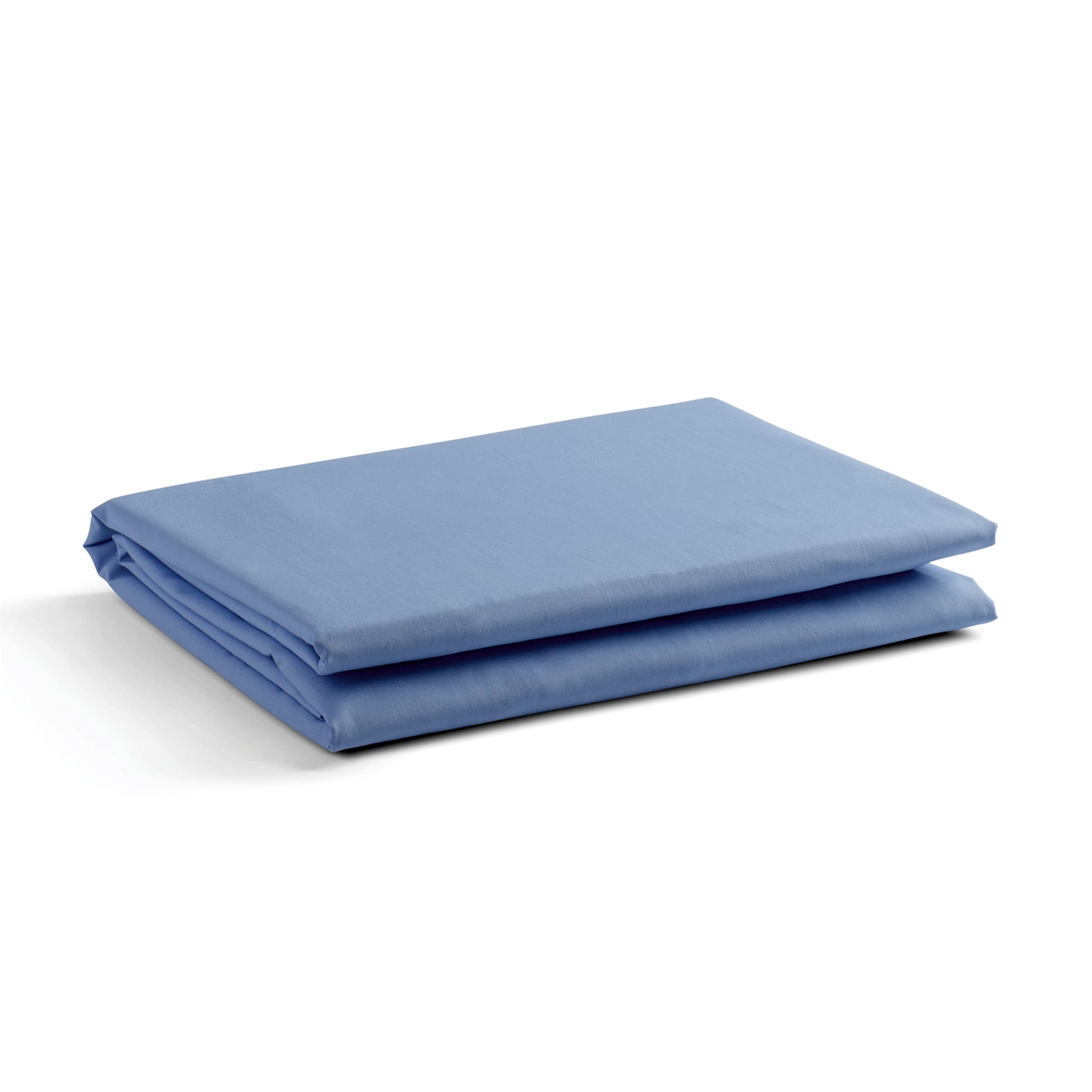 100 Cotton Percale Sheets Queen Size, 1 Flat Sheet Crisp, Cool and