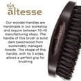 thumbnail image 4 of Military Boar Bristle Hair Brush for Hair, Beard, and Mustache, 4 of 5