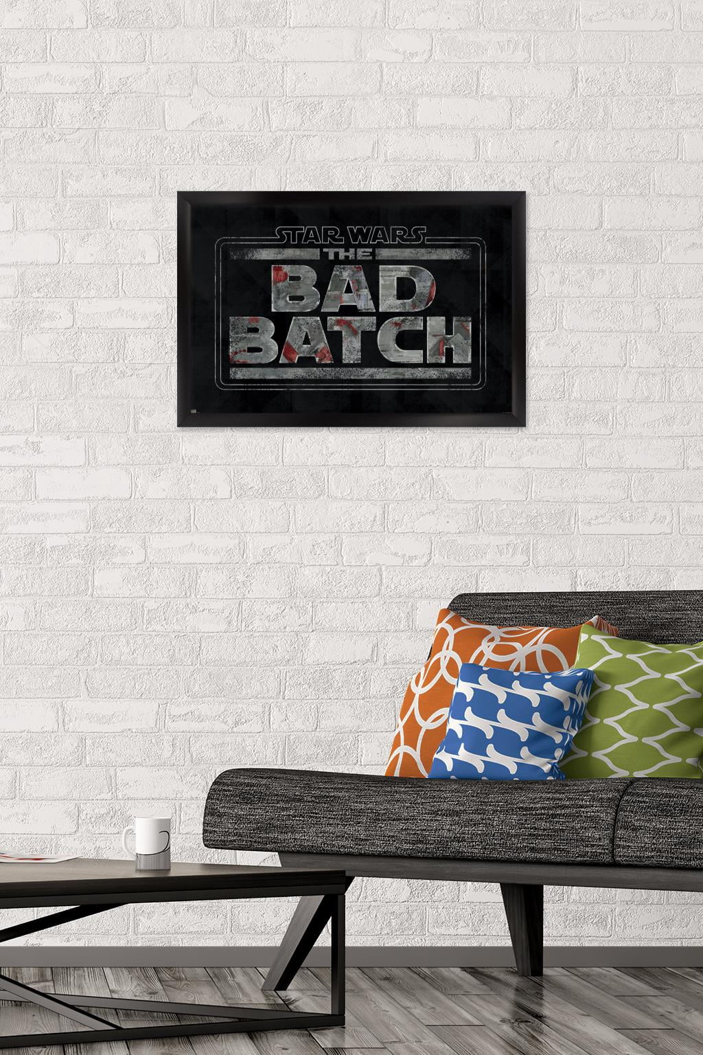 Star Wars: The Bad Batch - Logo Wall Poster, 14.725" x 22.375", Framed