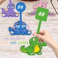 thumbnail image 4 of Juego de lanzamiento de anillos de dinosaurios Yizeda, juego de 6 objetivos y 12 anillos, 4 of 4