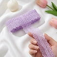 thumbnail image 3 of AK-Trading Floral Lace Ribbon 1 Inch x 10 Yards for Crafts and Decoration- Lavender, 3 of 10