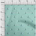 thumbnail image 1 of oneOone Polyester Lycra Fabric Waves & Sailboat Ocean Printed Craft Fabric BTY 56 Inch Wide, 1 of 1