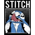 thumbnail image 2 of Boy's Lilo & Stitch Distressed Stitch  Graphic Tee Black X Large, 2 of 5