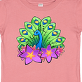 thumbnail image 4 of Inktastic Peacock and flowers Boys or Girls Baby T-Shirt, 4 of 5