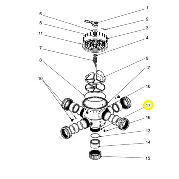 Waterco 621341 2 in. Multiport Valve Sight Glass Gasket - Walmart.ca