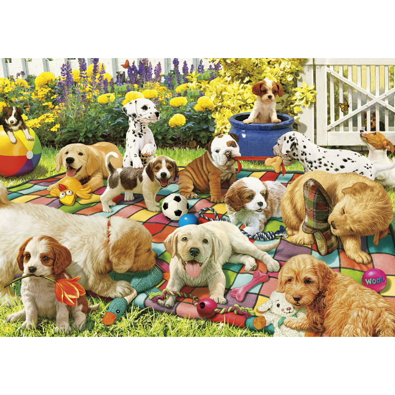 Puppies Difficult Hard Jigsaw Puzzles 300 Pieces for Adults Dog Jigsaw  Puzzle Educational Games Challenging Game Precise Interlocking Educational