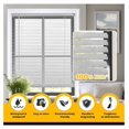 WoZHe Cordless 1" Vinyl Horizontal Mini Blinds, Light Filtering Blinds for Windows, Blinds and