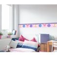 thumbnail image 4 of Concord Wallcoverings Peel and Stick Self Adhesive Kids Wallpaper Border, Ballerina Doll for Play Room Nursery Room, Pink Purple Blue Yellow, 15 ft by 5 in 2211, 4 of 5