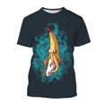 thumbnail image 1 of T-Shirts Graphiques Banane Drôles d'Été, Nouveaux T-Shirts Imprimés 3D Mode Décontractée pour Hommes, Col Rond en Polyester, Manches Courtes, 1 of 5