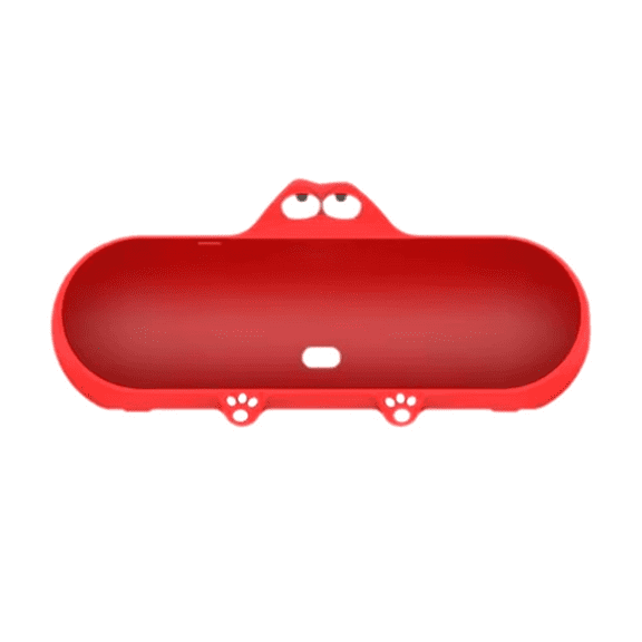 New Arrivals Silicone Case Protective Cover Cute Cartoon Holder Stand Simple Dustproof for Beat Pill Speaker Red