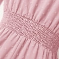 thumbnail image 7 of New Fashion Basic Soft Women Short Sleeve Floral A Line Stretch Midi Dress With Elasticity Sexy Trendy Casual Skirt, 7 of 7