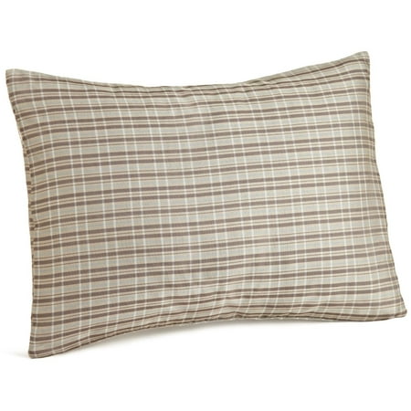 Calvin Klein Home Bamboo Flowers Plaid Organza Decorative Pillow