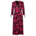 thumbnail image 4 of Joe Browns Women's Plus Size Stretch Knit Faux Wrap Midi Dress, 4 of 4