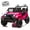 Pink, variant on SaveJoy Electric Ride on Toys, 24V 2 Seater Ride on Car for Toddlers, with Parents Control, Bluetooth, Black