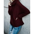 thumbnail image 7 of Sherrylily Fall Winter Women Sweaters Casual Turtleneck Long Sleeve Soft Knitted Pullover, 7 of 7