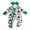 Green, variant on Cjfdfy Newborn Baby Girl Christmas Footed Romper Christmas Tree Santa Print Zip-up Long Sleeve Footed Bodysuit And Headband Infant Cute My Christmas Fall Winter Outfit 0-9M