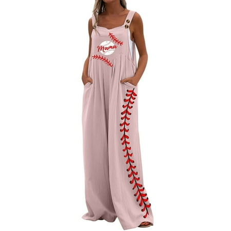 

Xihbxyly Jumpsuits for Women 2023 Summer Casual Maternity Overalls Boho Comfy Cotton Linen Jumpsuit Baggy Button Bib Loose Overalls Plus Size Pants Maxi Pockets Rompers Summer Clearance #4