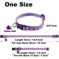 thumbnail image 3 of 2-Pack XS Cat Collar with Bell,Basic Dog Cat Collar Cat Dog Collar or Seatbelts for XXS Tiny Teacup Pet Dogs Girl Kitten Boy Small Animal, 3 of 6