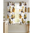 thumbnail image 4 of Construction Truck Sheer Curtains 39 Inch Length 2 Panels Set for Living Room/Bedroom, Cartoon Grips and Bulldozers Stirrup Car Kitchen Curtains Grommet Curtains Window Treatments 27.5"x39"x2, 4 of 7