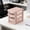 #01-Pink, variant on Stackable Desktop Drawer Storage Organizer, 3 Tier Clear Plastic Drawer Unit, Multipurpose Vanity Cosmetic and Office Desk, Pink Storage Drawers