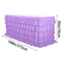 Pleated Tablecloth Five-layer Pleated Party Tablecloth Suitable For Tables Of Various Shapes