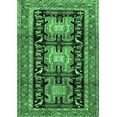 thumbnail image 1 of Ahgly Company Indoor Rectangle Persian Emerald Green Traditional Area Rugs, 5' x 7', 1 of 4