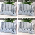 thumbnail image 2 of Forest Winter Scene Throw Pillow Covers,Snow Misty Scenery Nature Wood Decorative Pillow Covers Digital Printing Blended Fabric for Couch Sofa Bed Invisible Zipper 16X16 in, 2 of 6