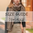 thumbnail image 3 of LEKODE Plaid Scarf for Women Shawl Wraps for Women Long Scarves for Women Womens Scarfs Scarves for Women Scarves for Women Dressy Bufandas Para Mujer A A, 3 of 8