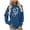 Blue, variant on Print Sweatshirts for Women Fashion Crew Neck Graphic Pullover Tops Long Sleeve Loose Fall Winter Casual Comfy Soft Shirts