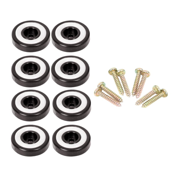 8 piezas de patas de muebles de hierro resistentes para mesas de noche modernas DIY Marrón 32mm