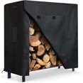 thumbnail image 1 of Firewood Log Rack Cover, 4 Feet 600D Oxford Heavy Duty Outdoor Waterproof All-Weather Outdoor Protection for Firewood Rack Cover, 1 of 5