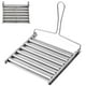 thumbnail image 1 of Parrilla de Acero Inoxidable para Hot Dogs con Rodillos, Capacidad para 5 Hot Dogs, Mango de Madera Extraíble, Accesorio para Barbacoa con Cocción Uniforme., 1 of 7