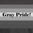 thumbnail image 3 of CafePress - Gray Pride Dark T Shirt - Men's Classic Graphic Cotton T-Shirt, 3 of 4