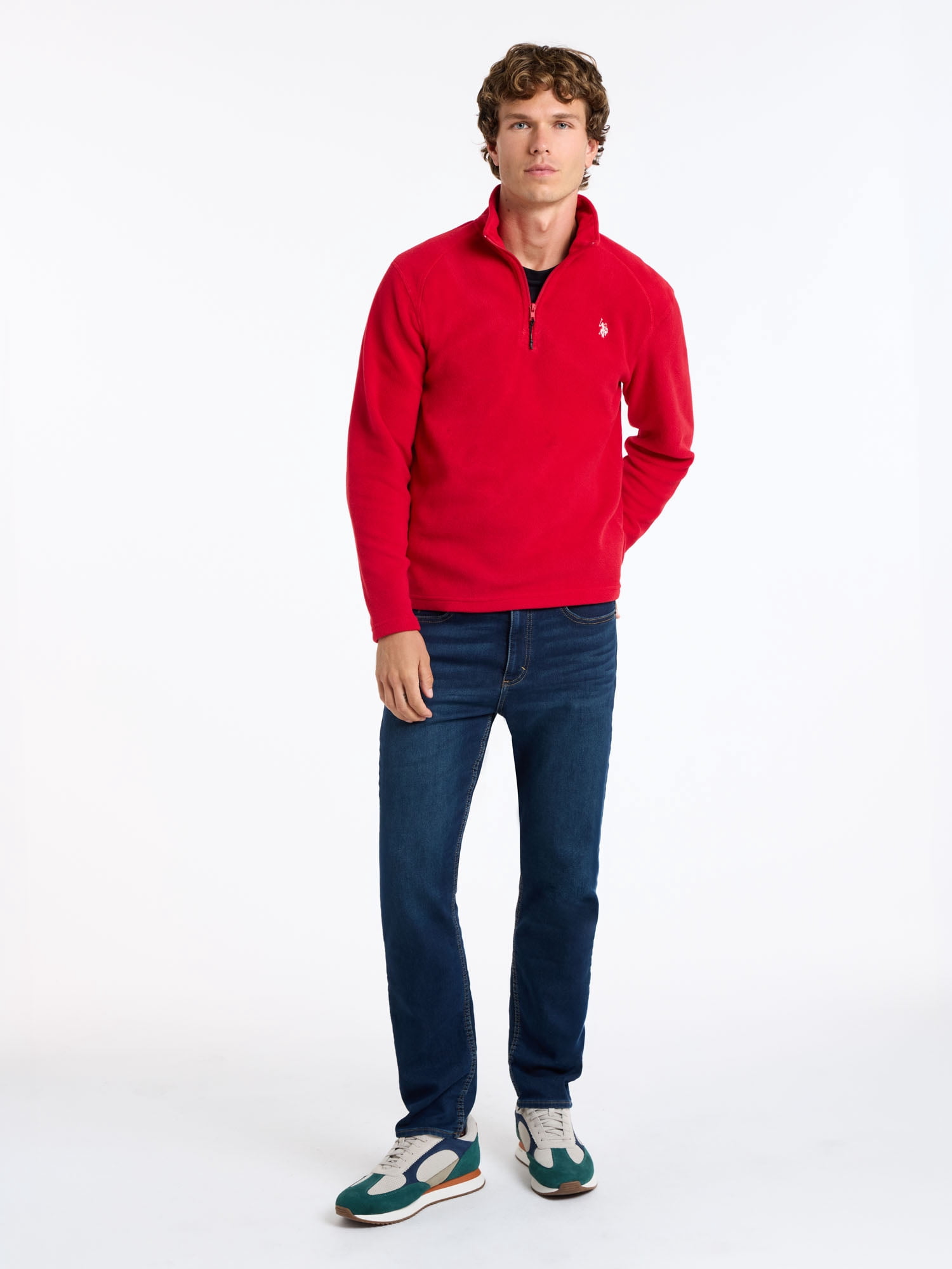 U.S. Polo Assn. Men's Polar Fleece Quarter Zip
