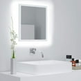 thumbnail image 2 of vidaXL LED Bathroom Mirror Chipboard Vanity Washroom Dressing Multi Colors, 2 of 26