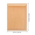 thumbnail image 2 of COMPUKAS 50Pcs Light Brown Kraft Paper Envelopes For General Users And All Occasions, 2 of 6