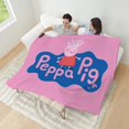thumbnail image 4 of CafePress - Peppa Pig - Large Plush Fleece Throw Blanket, 80" L x 60" W, 4 of 4