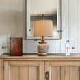 thumbnail image 3 of Oneach Vintage Table Lamps Bedside Lamp Set of 2 for Bedroom Living Room 18.75" Retro Farmhouse Floral Nightstands Lamps Resin, 3 of 14