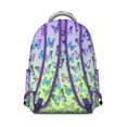 thumbnail image 3 of Floral Butterfly Print Backpack&nbsp;– Water-Resistant School Bag, Fits Up to 15” Laptop, Multiple Pockets, Cute Gift for Girls & Students, 3 of 6