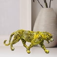 thumbnail image 1 of Estatuilla de Animal Macarena escultura artística de Graffiti estatua de leopardo, 1 of 8