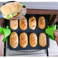 thumbnail image 5 of iPstyle Baguette Pan Hot Dog Molds Silicone French Bread Loaf Baking Mould Easy Clean Dishwasher Safe, 5 of 7