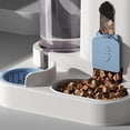 thumbnail image 7 of 2 In 1 Pet Food and Water Dispenser, Automatic Feeder and Waterer for Small Dogs, Cats, Puppies, Blue, 600Ml Water Tank, 1500Ml Food Capacity, 7 of 7