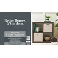 Better Homes & Gardens 4Cube Storage Organizer, Tobacco Oak