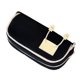 thumbnail image 3 of Estuche para lápices JAAS de gran capacidad doble capa portátil con cremallera negro, 3 of 5