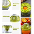thumbnail image 4 of Manual Juicer Lemon Squeezers Dishwasher Safe, Multifunctional Orange Citrus Lime Juicer, Hand Fruit Press with Measuring Container 400ml, 4 of 5