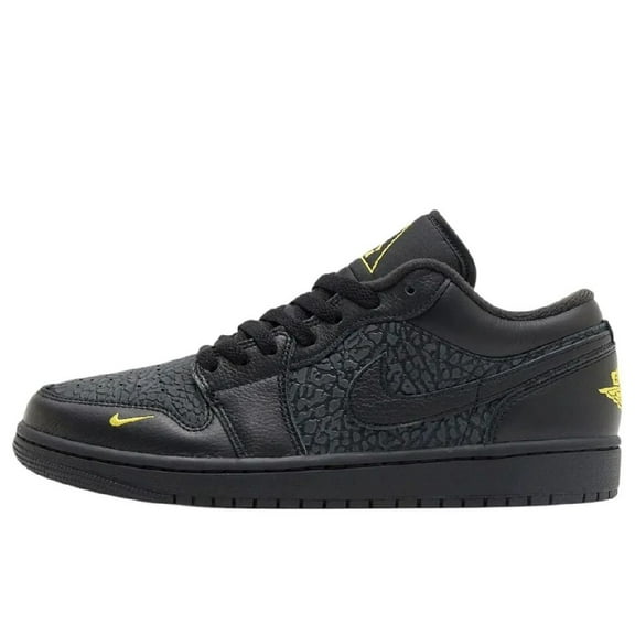 Men's Jordan 1 Low SE Black/Tour Yellow-Anthracite (IM6568 010) - 9.5