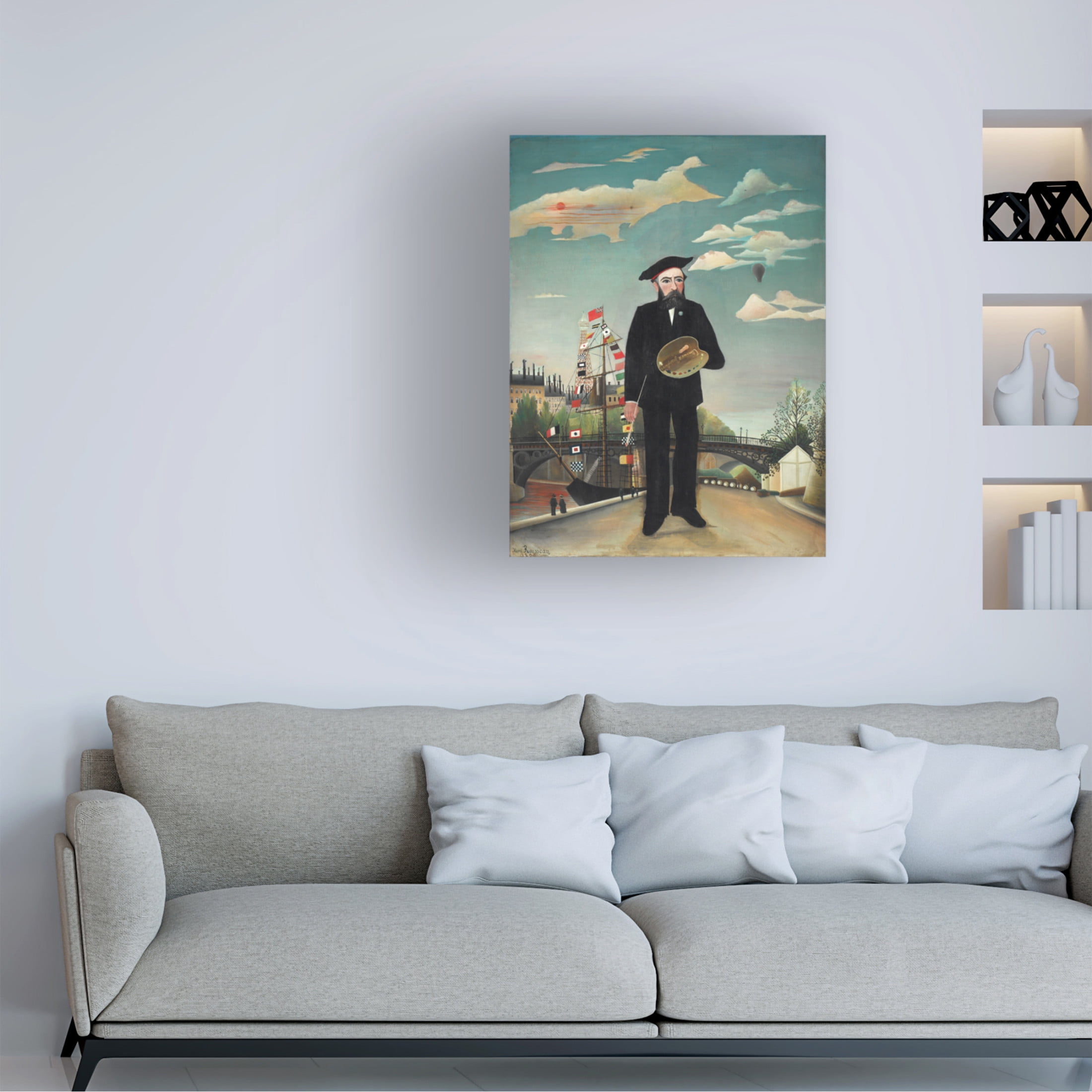 Trademark Fine Art Pictufy Self Portrait 1890 Canvas Wall Art