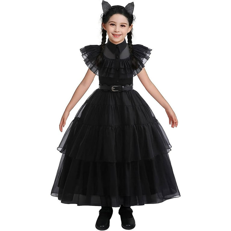 Womens Halloween Deluxe Wednesday Costume [D10641-HA] - Struts Party  Superstore